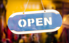 Open sign